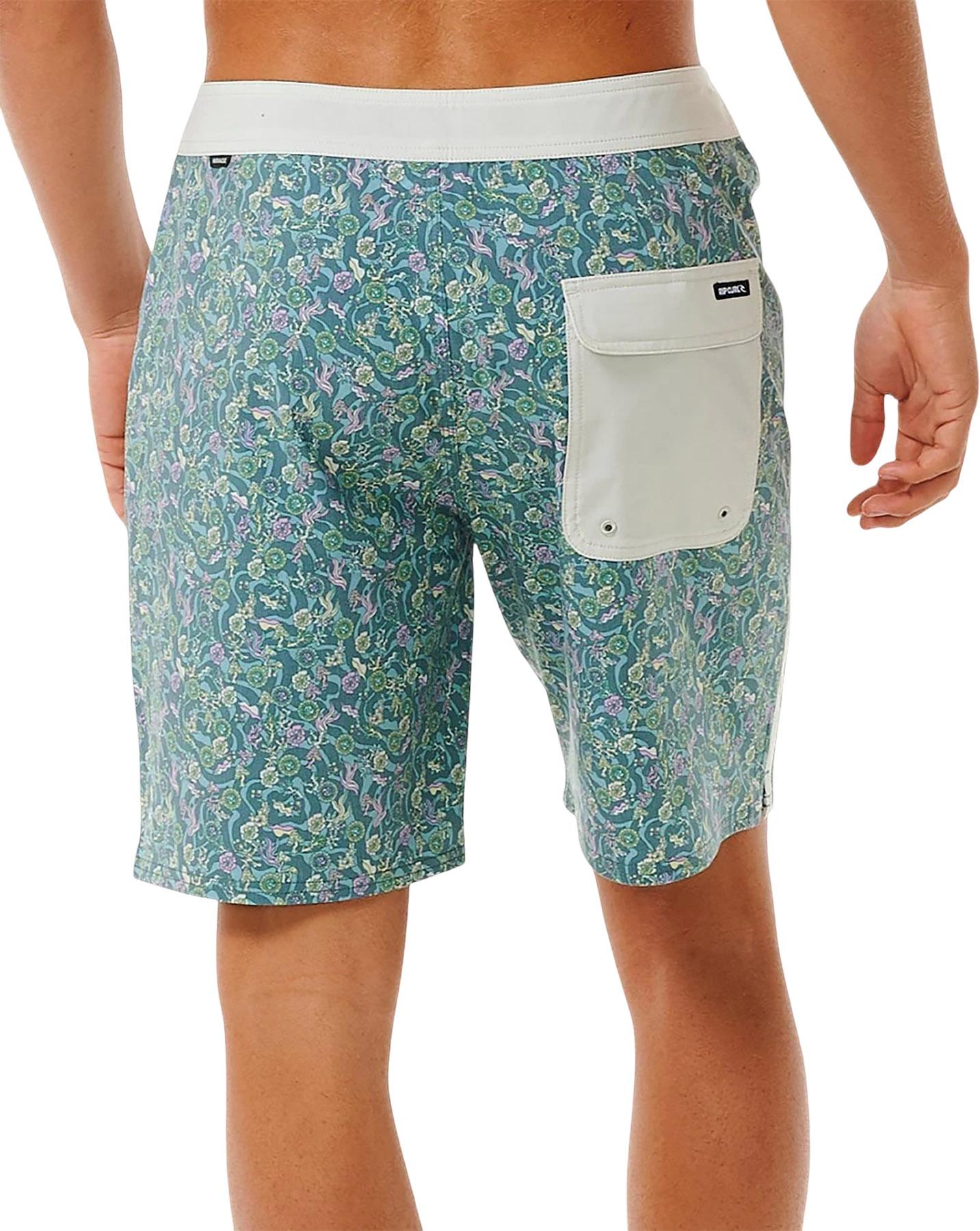 Product gallery image number 2 for product Short de bain Mirage Floral Reef 19" - Homme