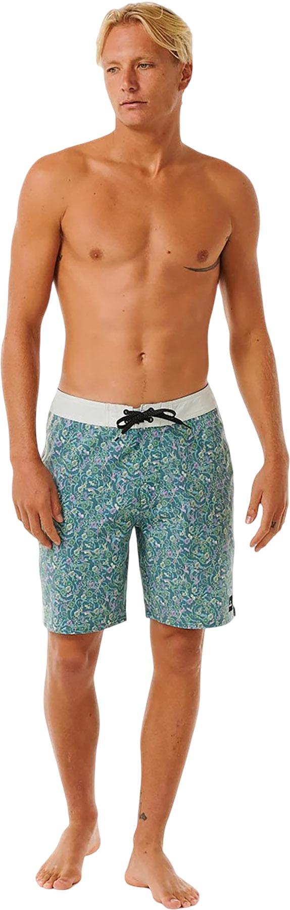 Product gallery image number 3 for product Short de bain Mirage Floral Reef 19" - Homme