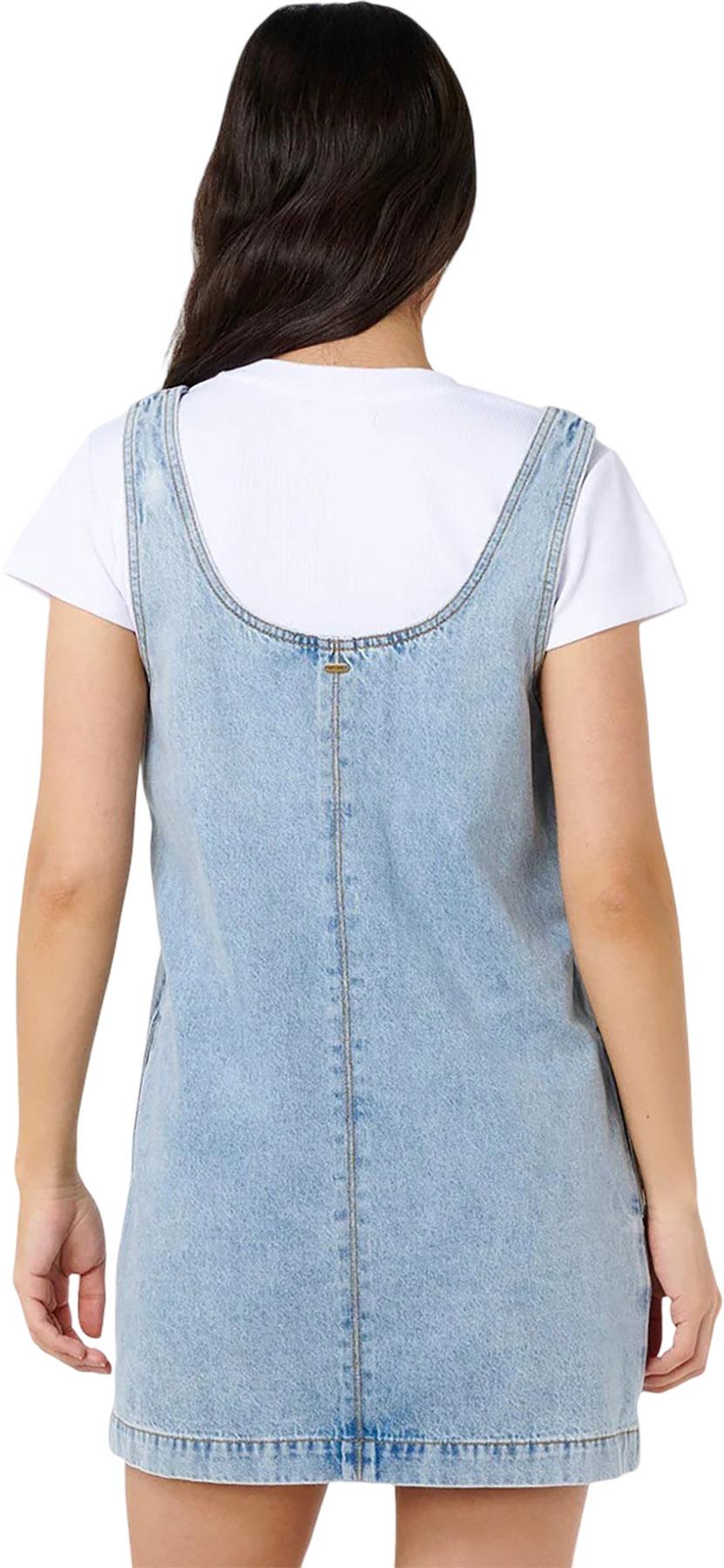 Product gallery image number 6 for product Robe mi-longue en denim Ellie - Femme
