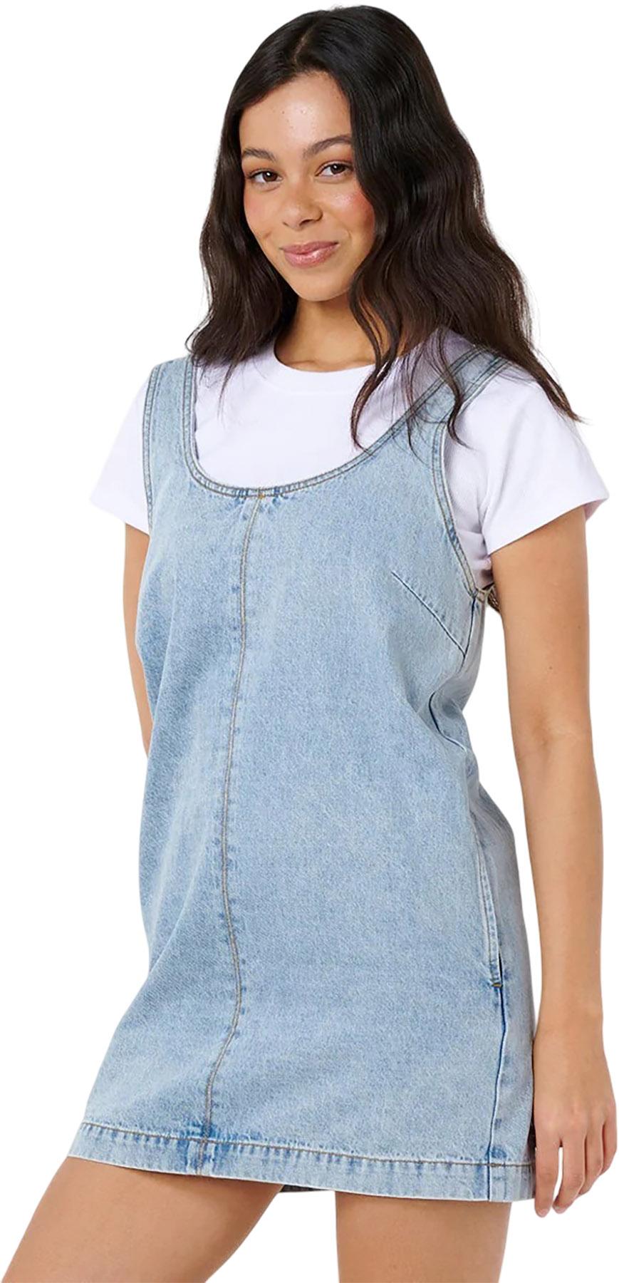 Product gallery image number 7 for product Robe mi-longue en denim Ellie - Femme