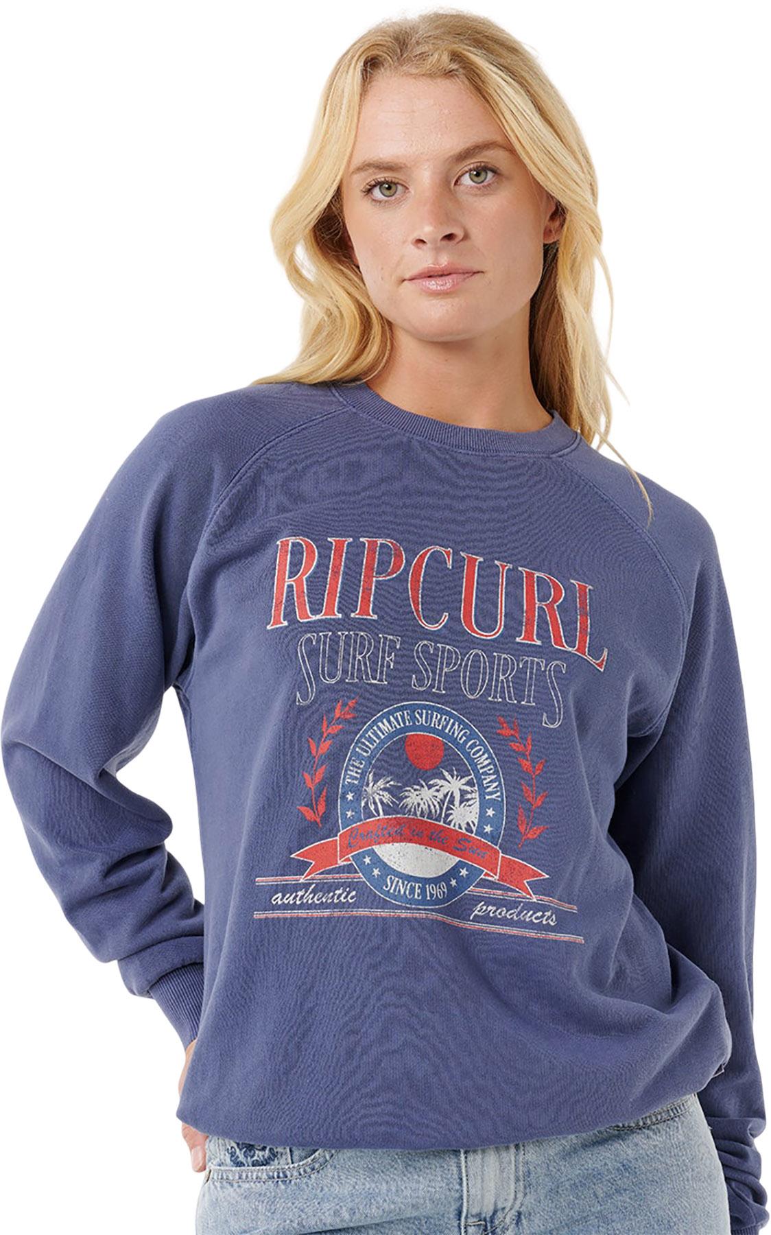 Product gallery image number 3 for product Chandail à col rond raglan décontractée Surf Dept. - Femme