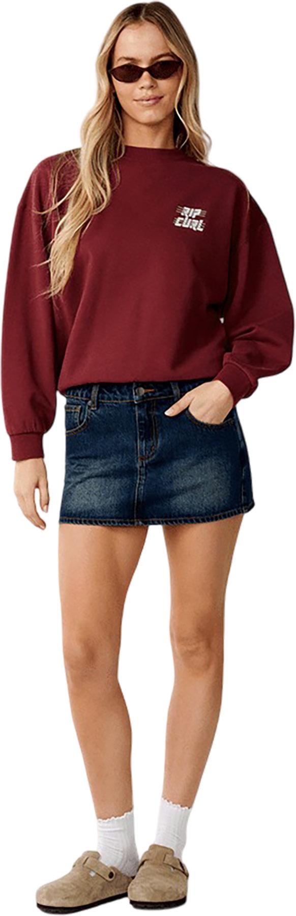 Numéro de l'image de la galerie de produits 4 pour le produit Chandail en molleton à col rond avec emmanchures basses Sports Dept - Femme