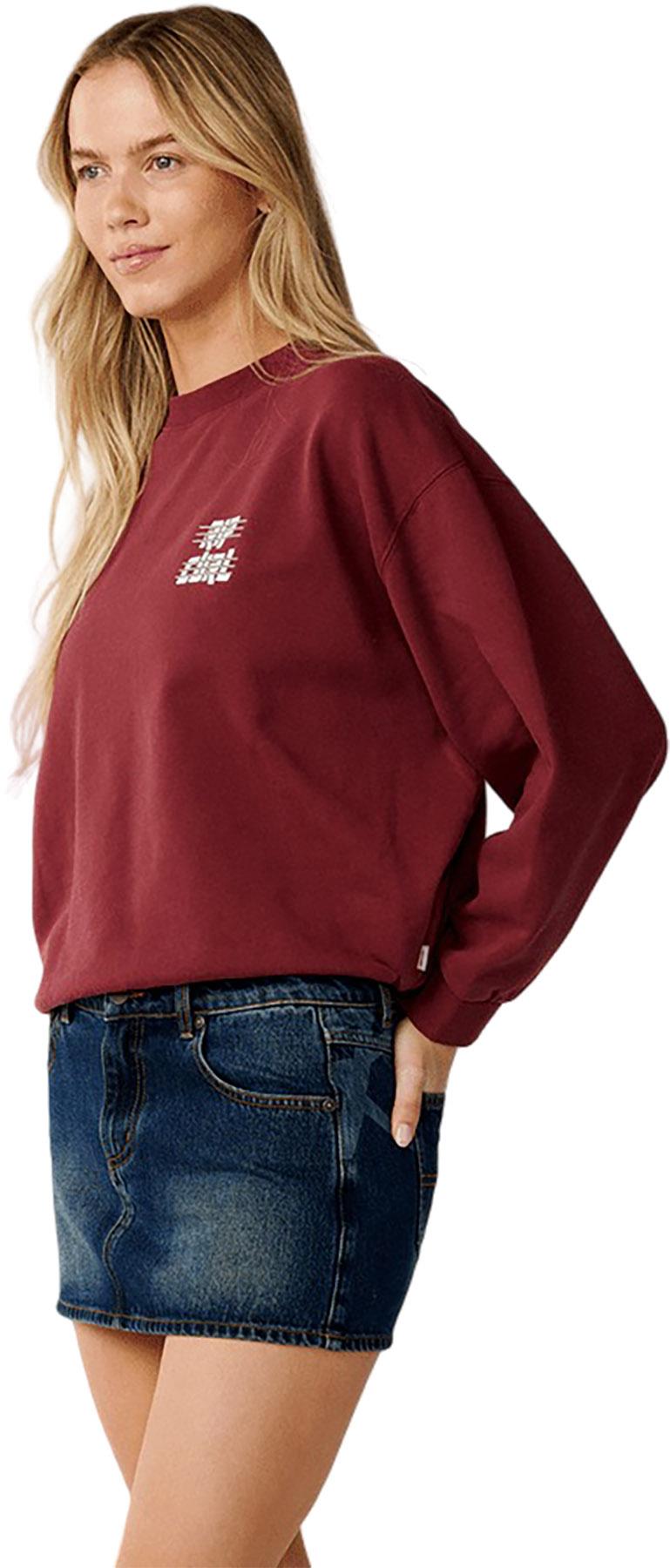 Numéro de l'image de la galerie de produits 5 pour le produit Chandail en molleton à col rond avec emmanchures basses Sports Dept - Femme