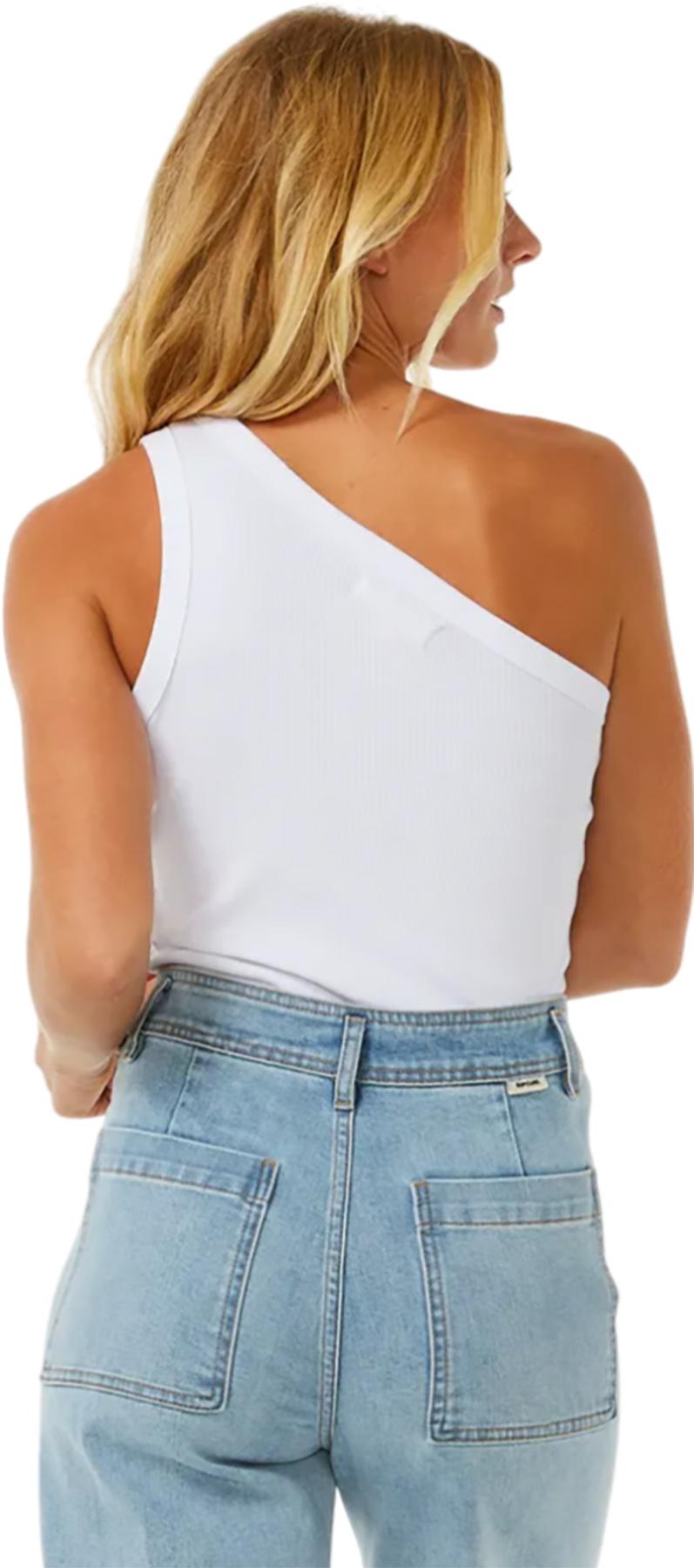 Product gallery image number 3 for product Asymmetrical Ribbed Tank - Women's