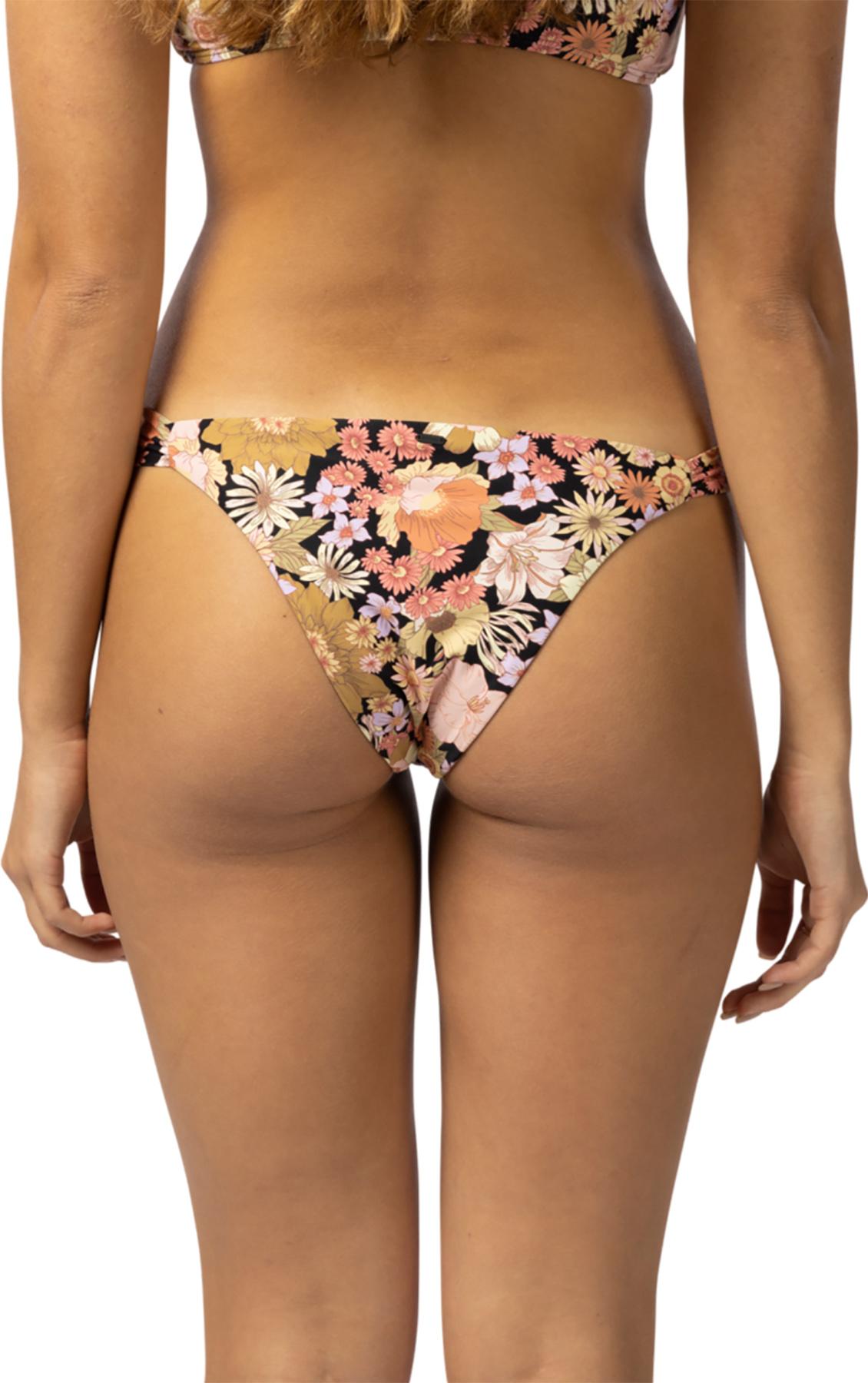 Product gallery image number 2 for product Mystic Floral Skimpy Coverage Bikini Bottom - Women's