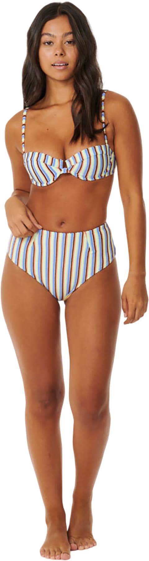 Product gallery image number 3 for product Tropics Stripe Balconette Bikini Top - Women's