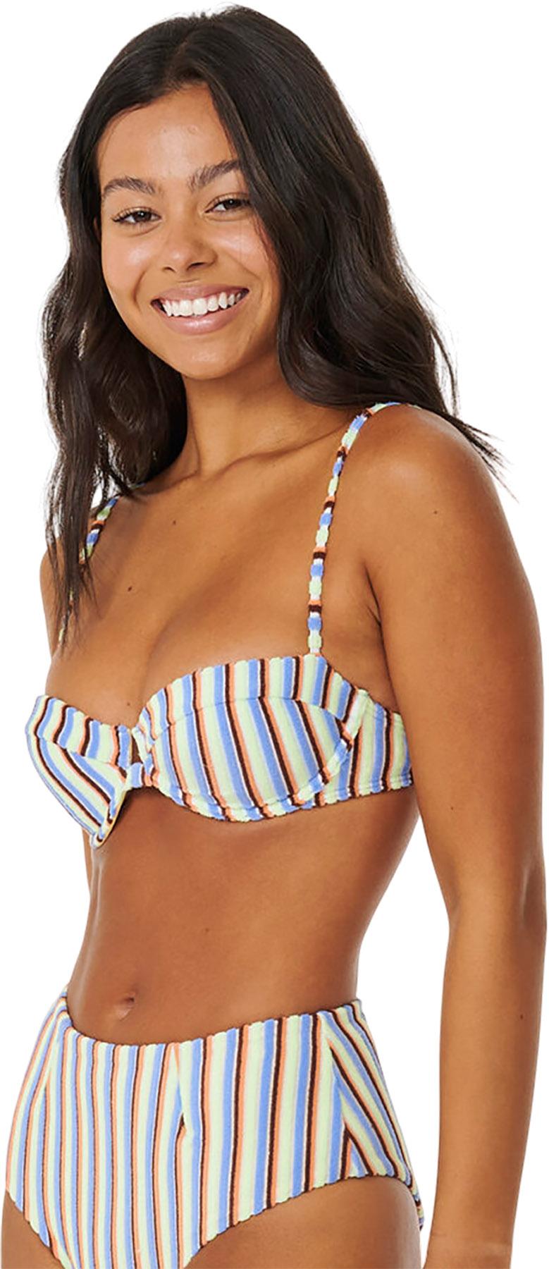 Product gallery image number 4 for product Tropics Stripe Balconette Bikini Top - Women's