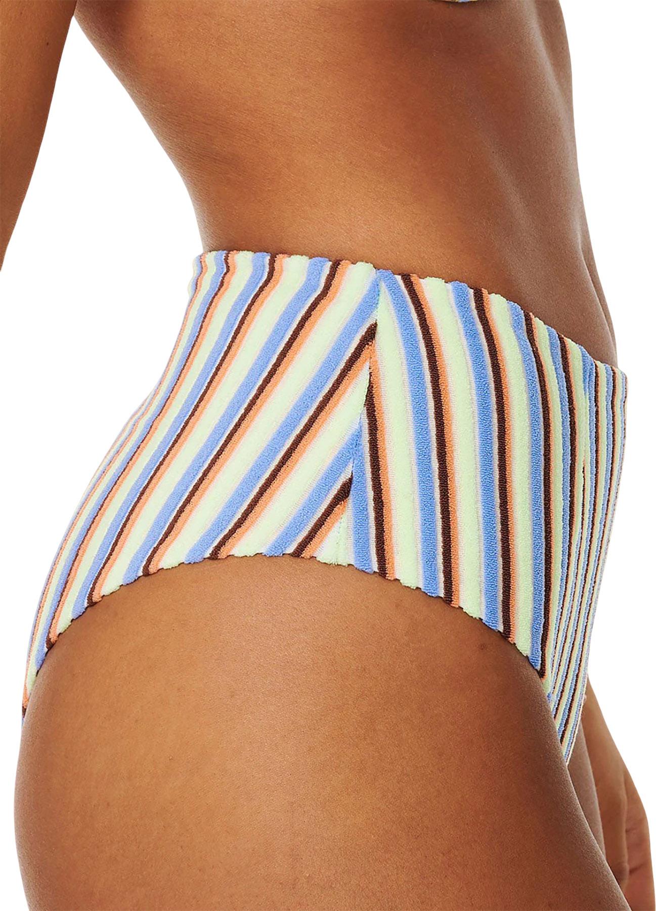 Product gallery image number 3 for product Tropics Stripe High Cheeky Bikini Bottom - Women's