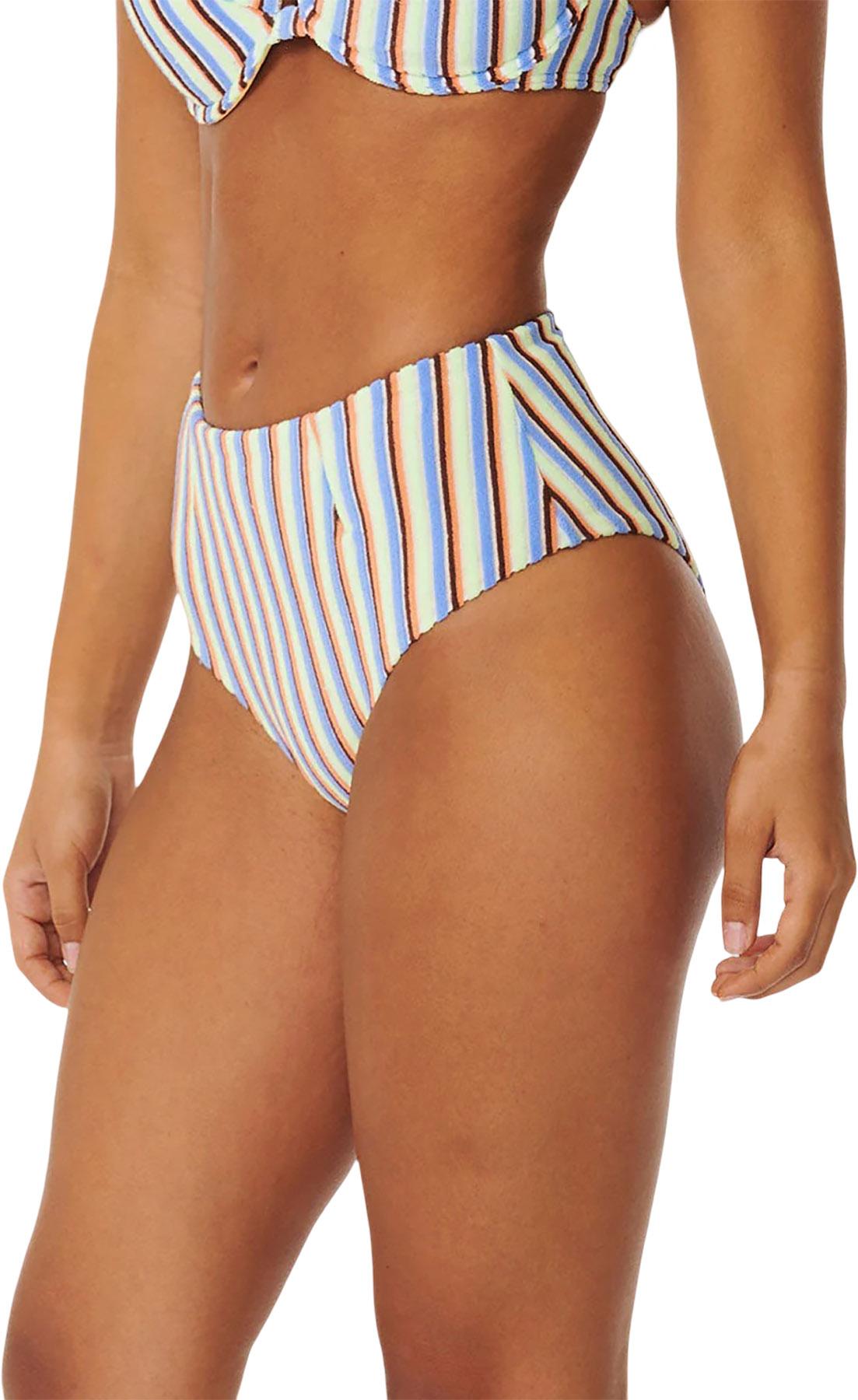 Product gallery image number 5 for product Tropics Stripe High Cheeky Bikini Bottom - Women's