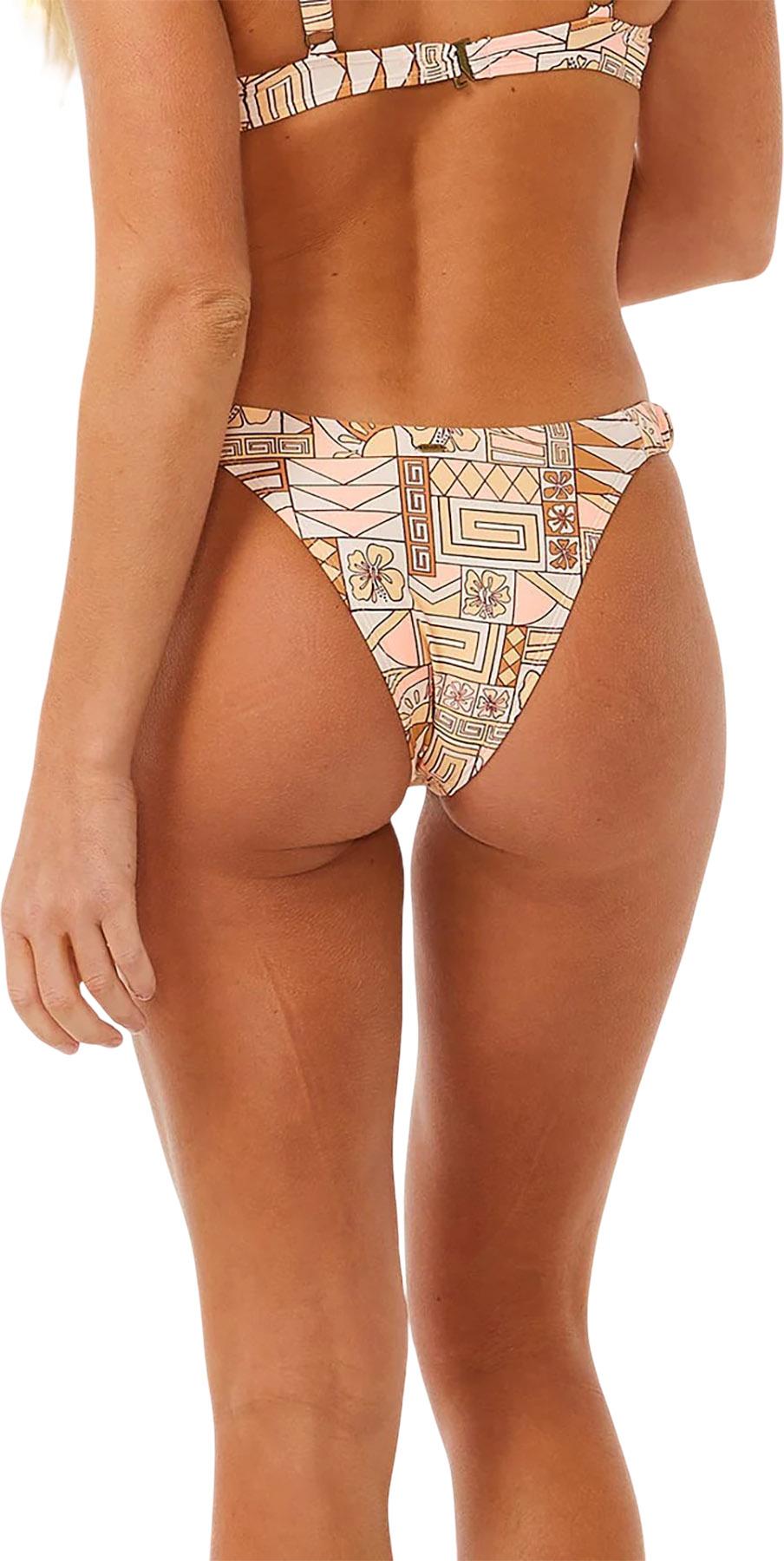 Product gallery image number 2 for product Block Party Hi Leg Skimpy Coverage Bikini Bottom - Women's