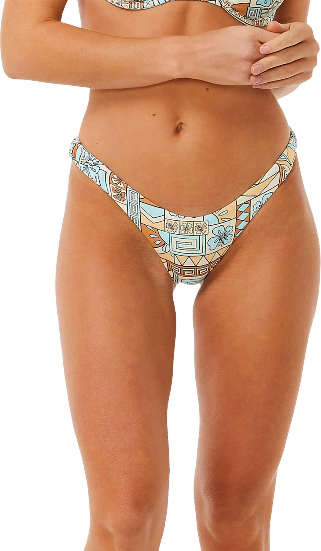 Product gallery image number 3 for product Block Party Hi Leg Skimpy Coverage Bikini Bottom - Women's