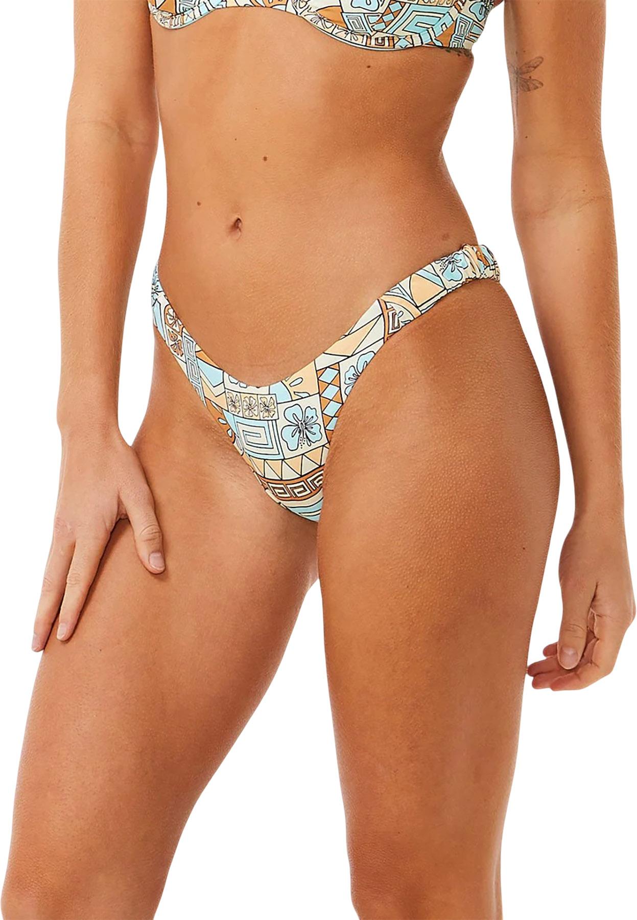 Product gallery image number 4 for product Block Party Hi Leg Skimpy Coverage Bikini Bottom - Women's