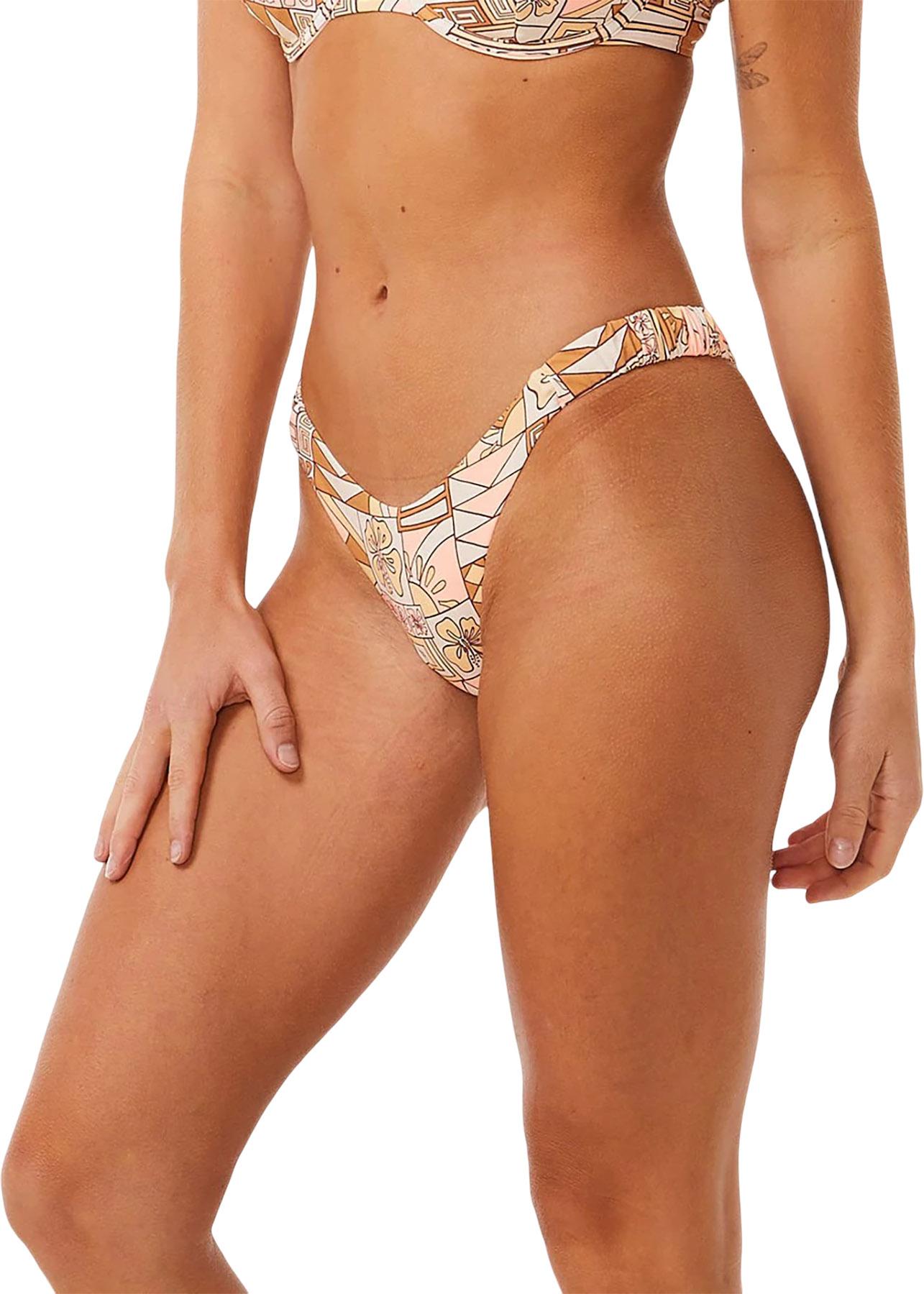 Product gallery image number 4 for product Block Party Hi Leg Skimpy Coverage Bikini Bottom - Women's