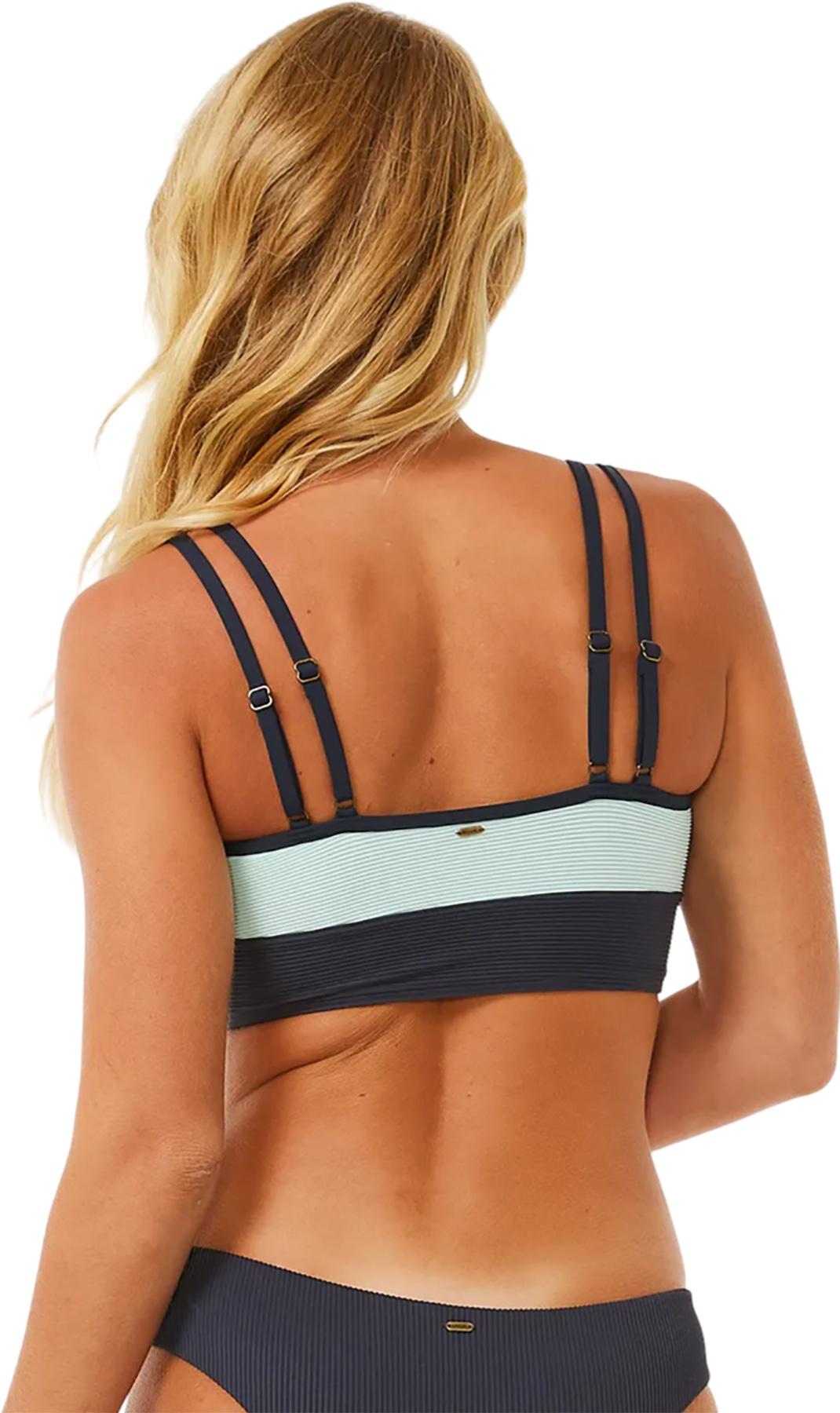 Numéro de l'image de la galerie de produits 4 pour le produit Haut bikini court épissé Block Party - Femme