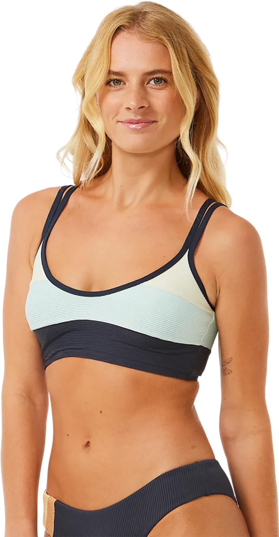 Numéro de l'image de la galerie de produits 5 pour le produit Haut bikini court épissé Block Party - Femme