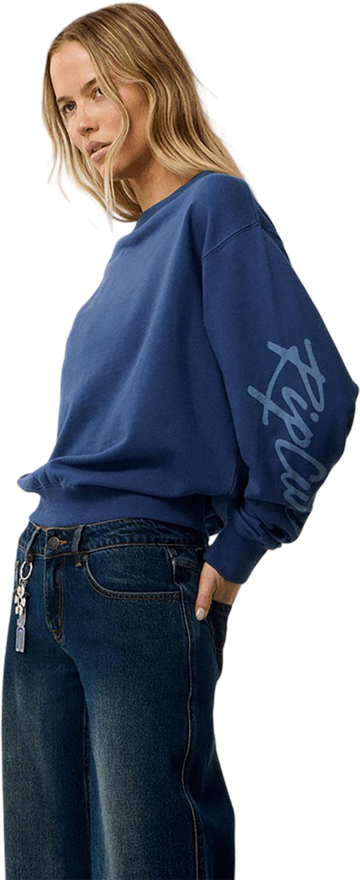 Numéro de l'image de la galerie de produits 4 pour le produit Chandail en molleton à col rond Off Shoulder - Femme