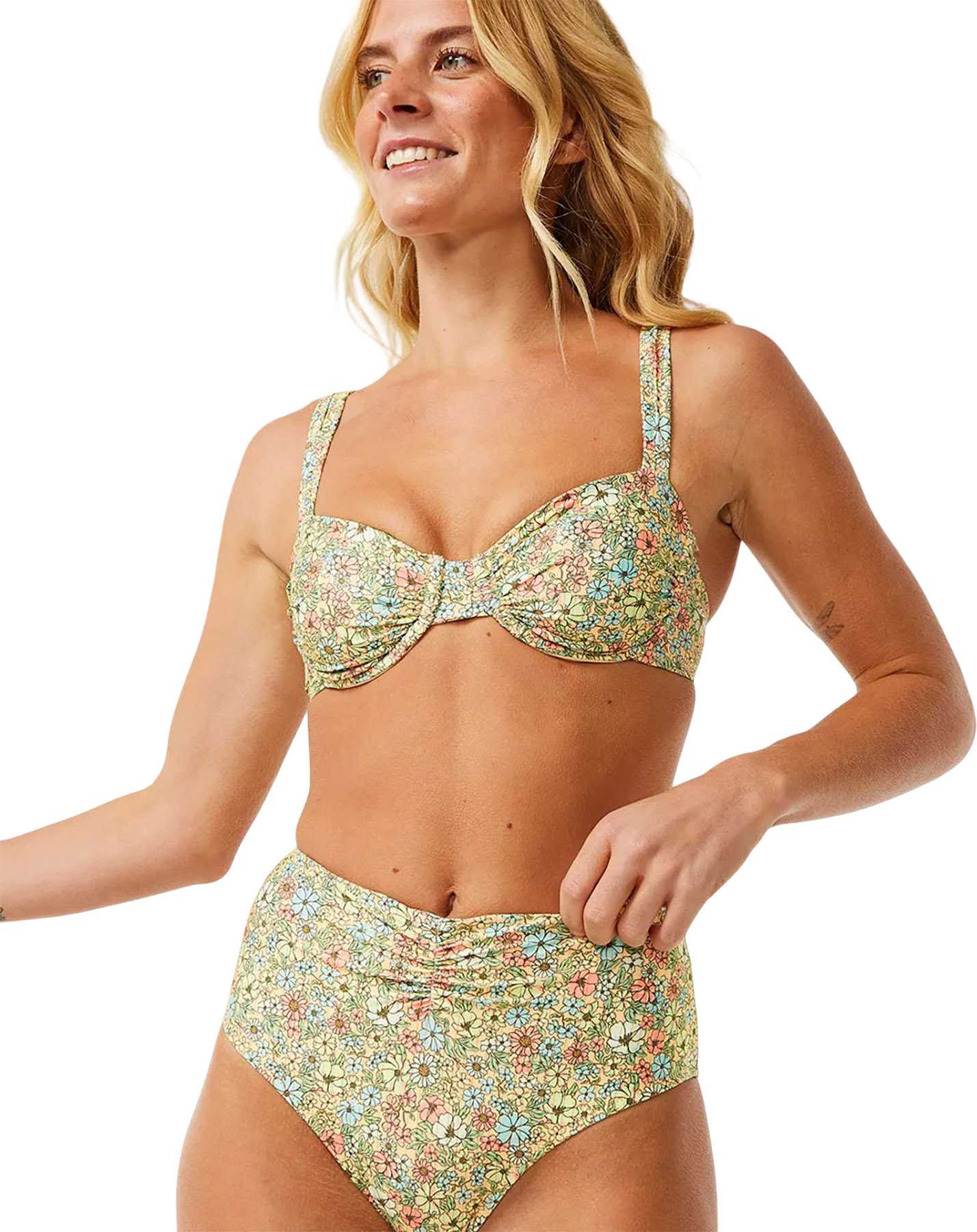 Product image for Sea Of Dreams Hi Waist Good Coverage Bikini Bottom - Women's