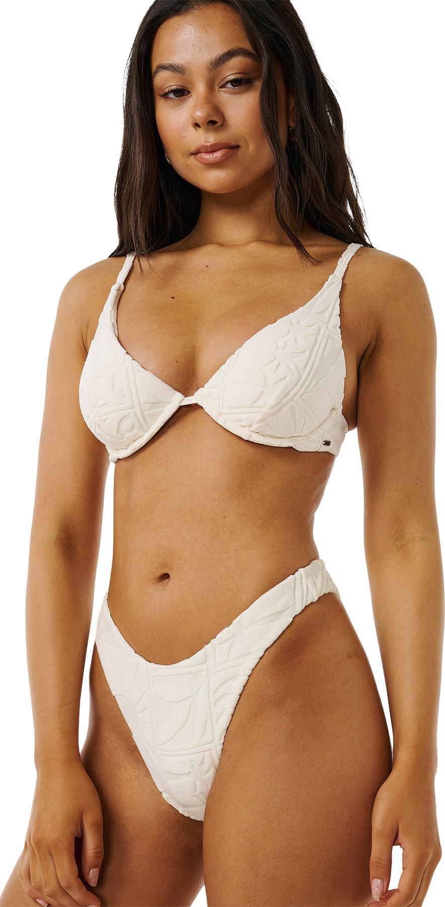 Numéro de l'image de la galerie de produits 3 pour le produit Bas de bikini à couverture échancrée en éponge Santorini - Femme