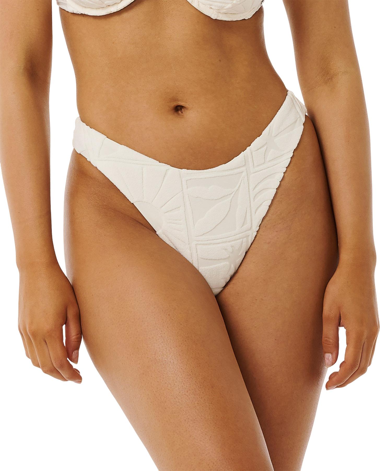 Product image for Santorini Terry Hi Leg Skimpy Bikini Bottom - Women's