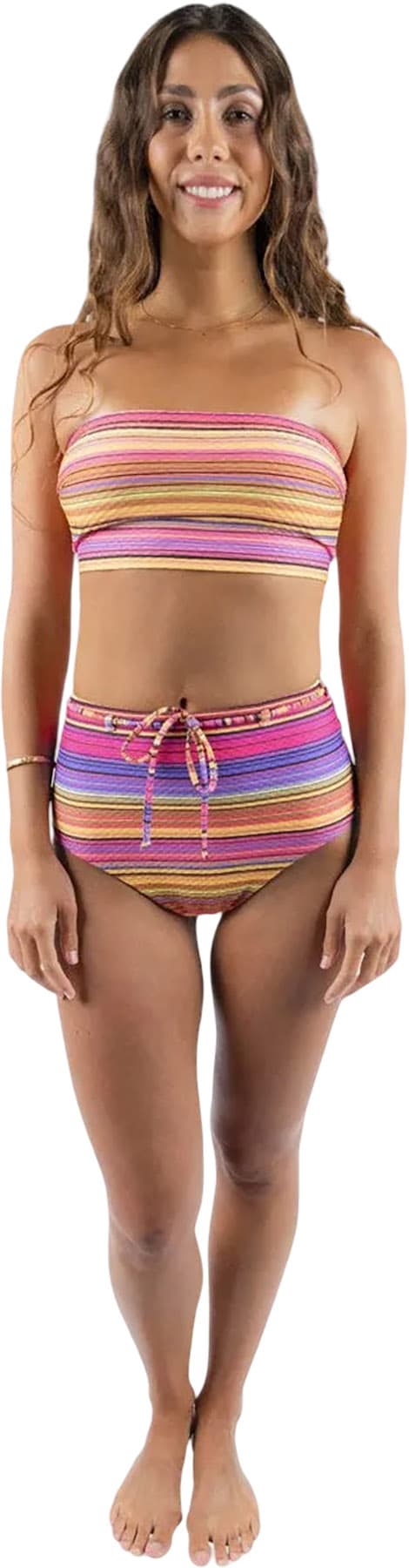 Product gallery image number 2 for product Palapa High Waist Cheeky Bikini Bottom - Women's