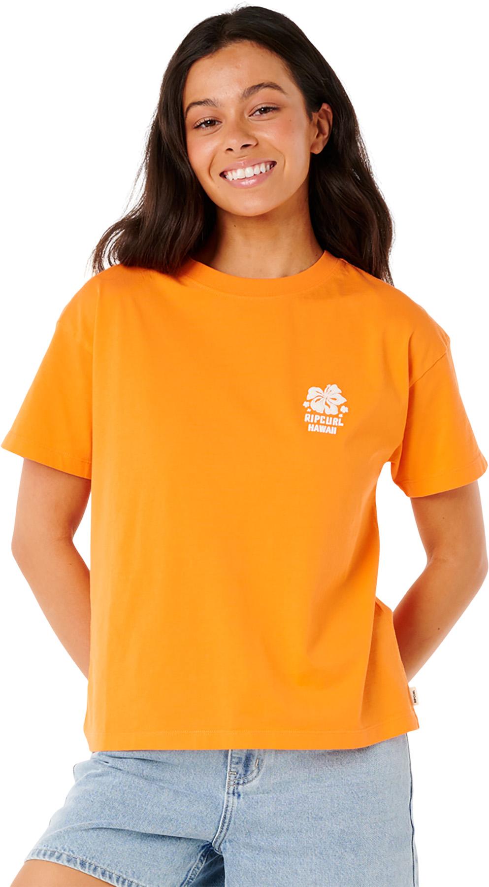Image de produit pour T-shirt Hibiscus Relaxed - Femme