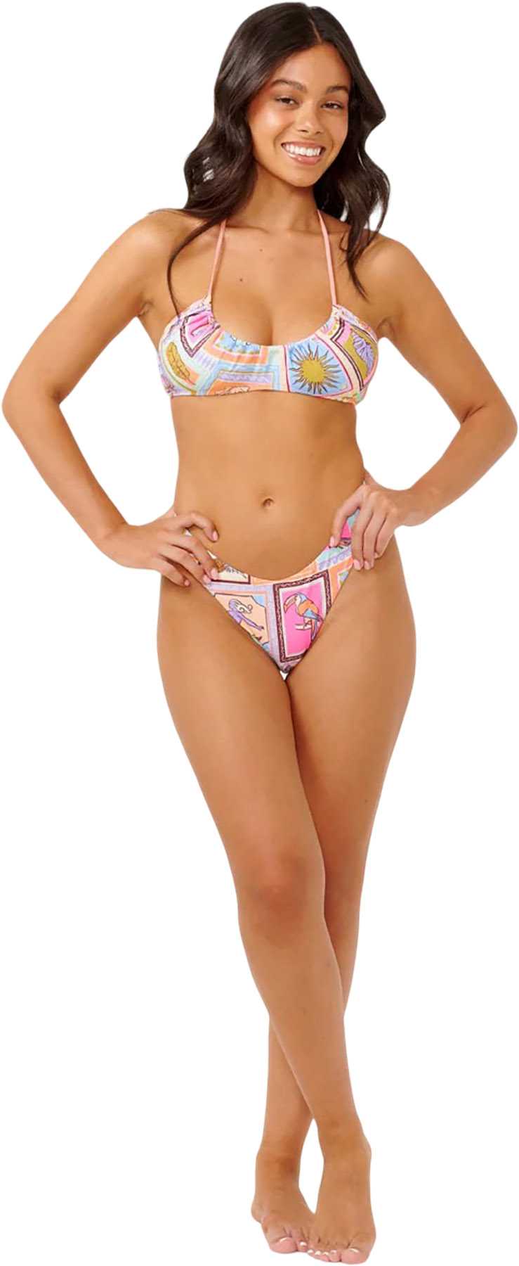 Product image for Beach Party High Leg Cheeky Coverage Bikini Bottom - Women's