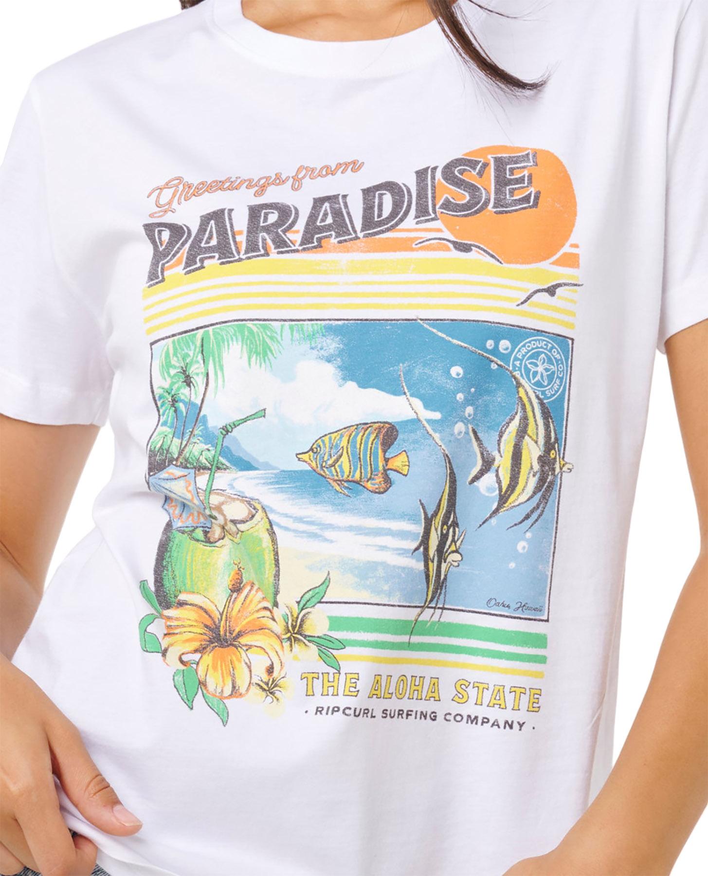 Product gallery image number 3 for product T-shirt coupe standard Paradise - Femme