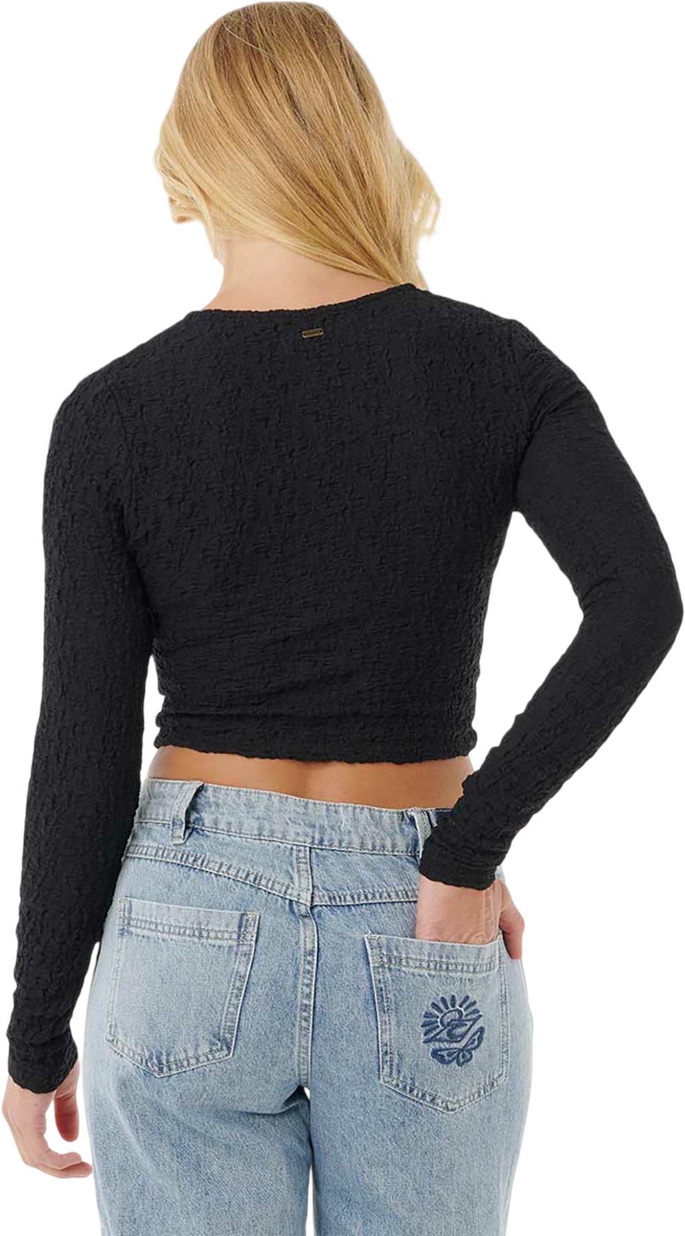 Product gallery image number 2 for product Sunset Luau Texture Long Sleeve T-Shirt - Women's