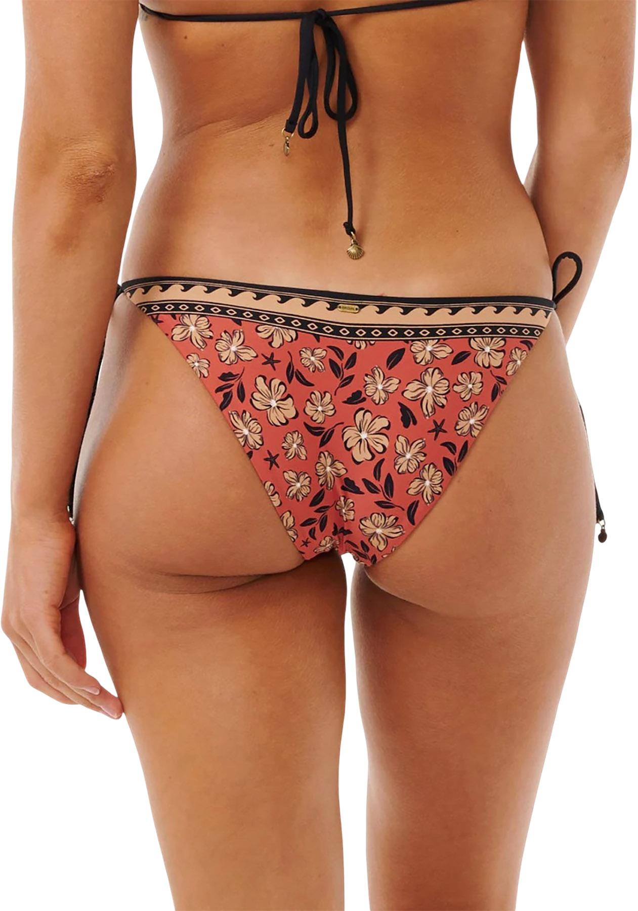 Product gallery image number 2 for product Soleil Tie Side Cheeky Coverage Bikini Bottom - Women's