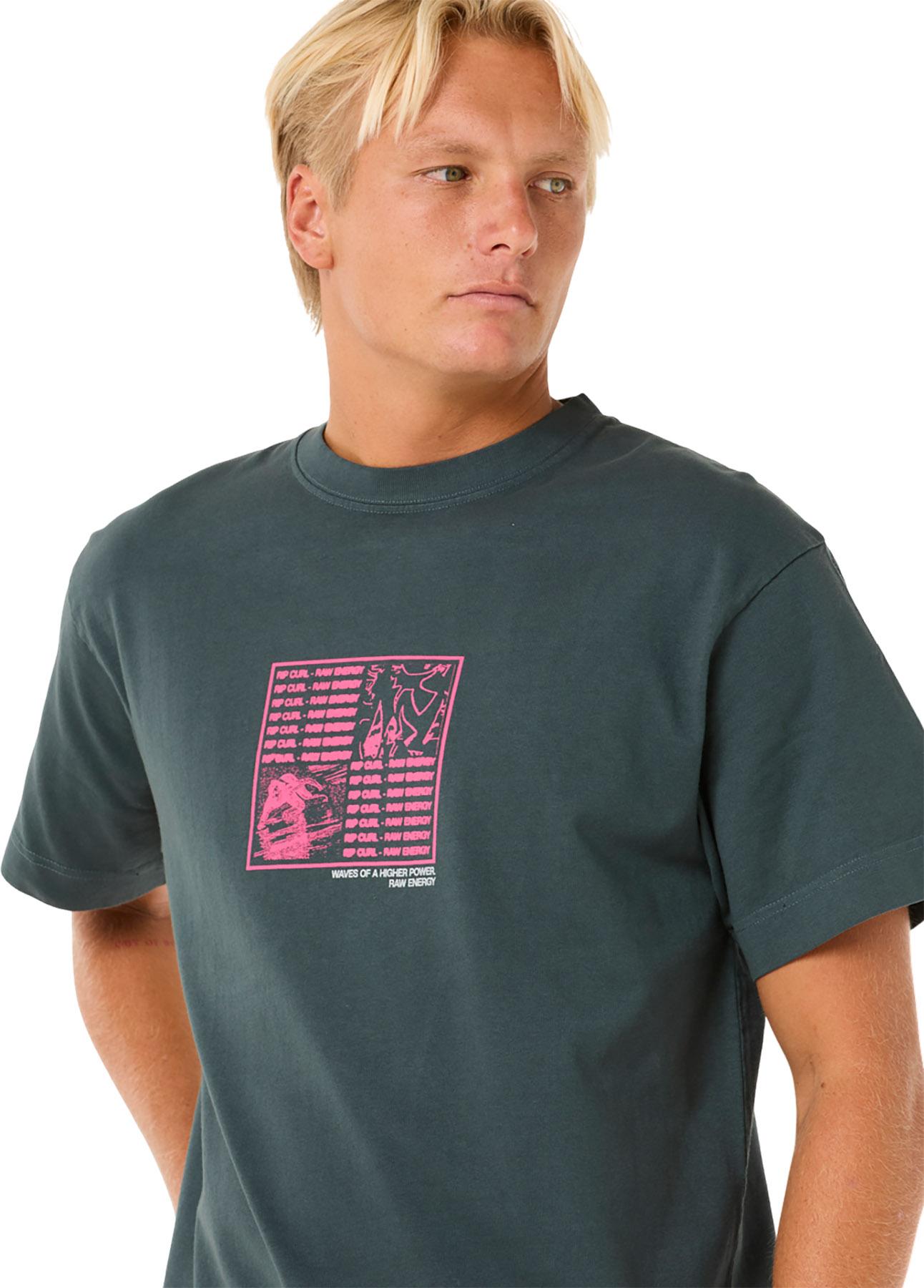 Numéro de l'image de la galerie de produits 3 pour le produit T-shirt Raw Energy Zine - Homme