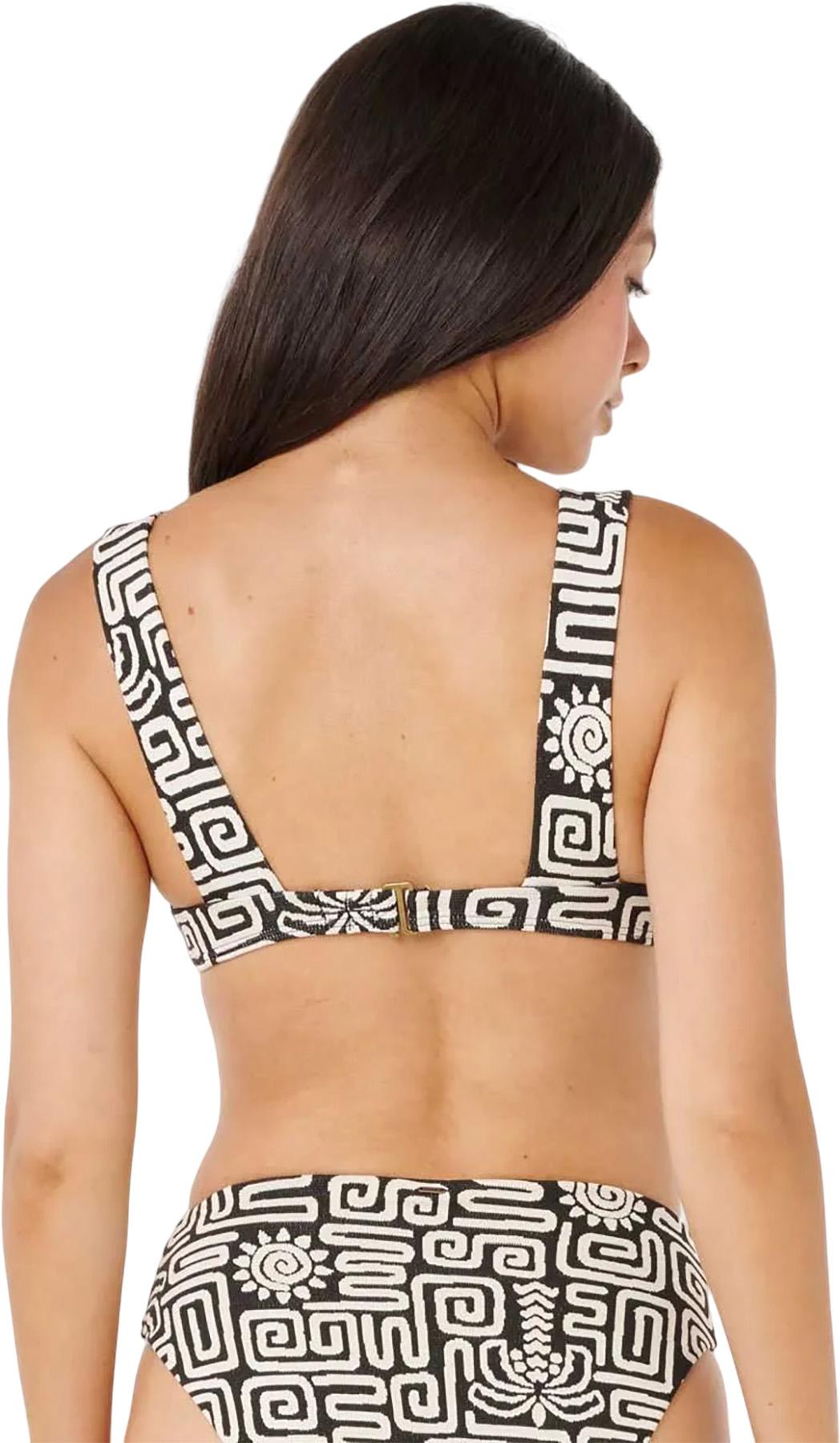 Product gallery image number 2 for product Sunset Jacquard Deep V Bikini Top - Women's