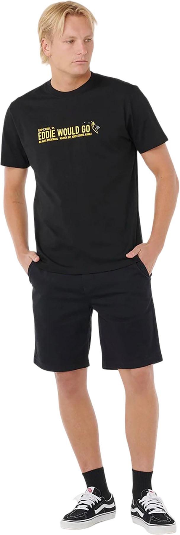 Product gallery image number 3 for product Eddie Would Go Sticker T-Shirt - Men's