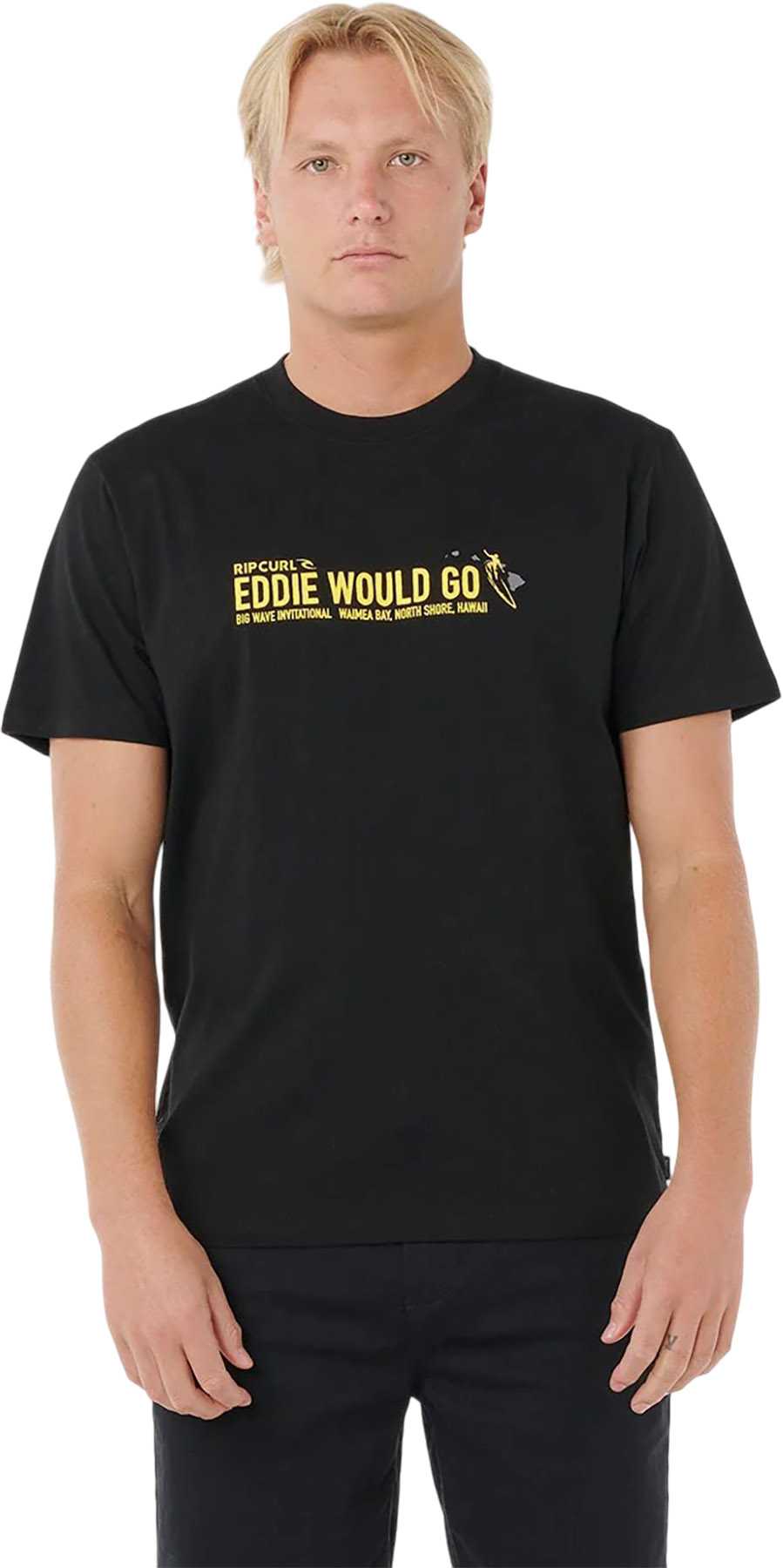 Product image for Eddie Would Go Sticker T-Shirt - Men's