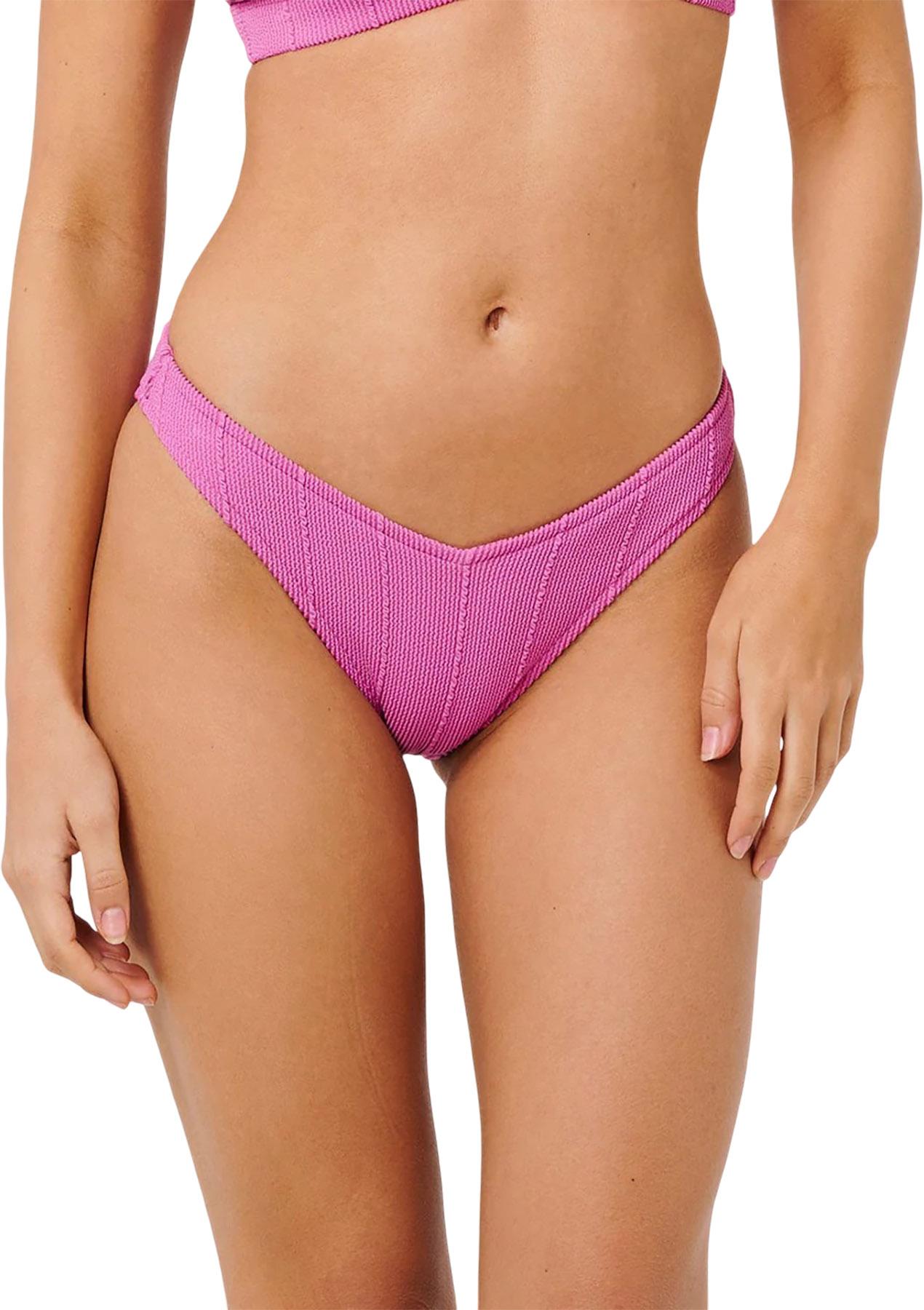 Product gallery image number 4 for product Bas de bikini à taille haute et couvrance échancrée Vibe Surf - Femme