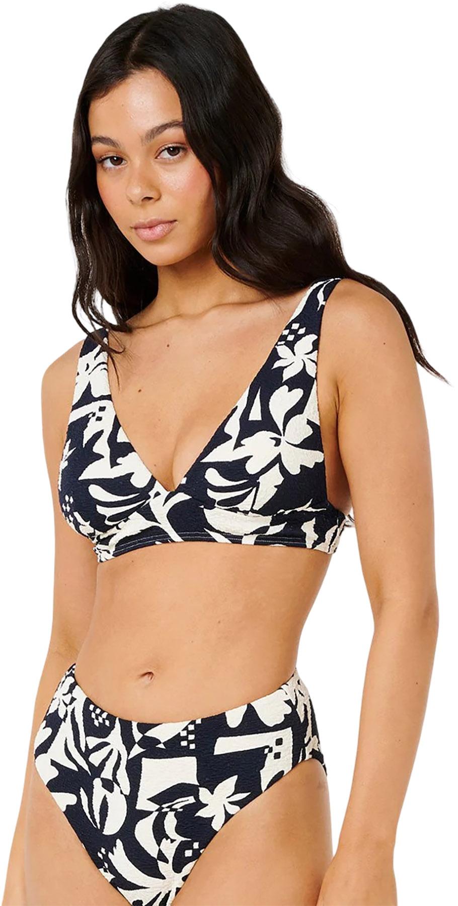 Product gallery image number 4 for product Haut de Maillot de Bain Deep V Topanga Geo - Femme