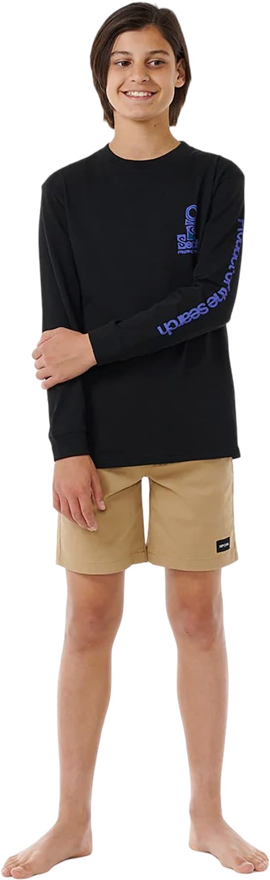 Product gallery image number 2 for product Search Stack Long Sleeve T-Shirt - Boys