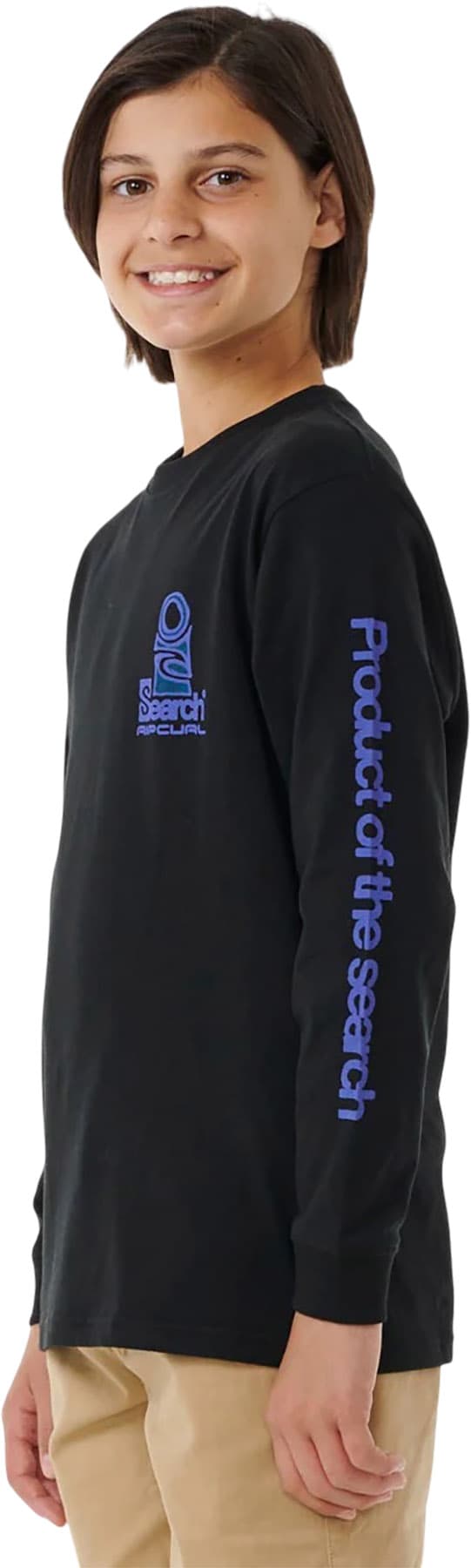 Product gallery image number 4 for product Search Stack Long Sleeve T-Shirt - Boys