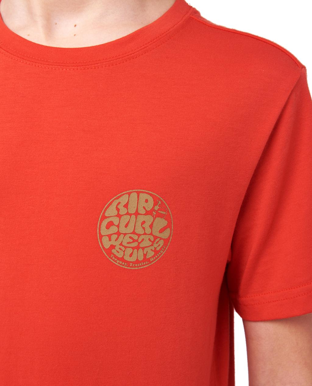 Product gallery image number 3 for product Icons Surflite Short Sleeves UV Rash Vest - Boys