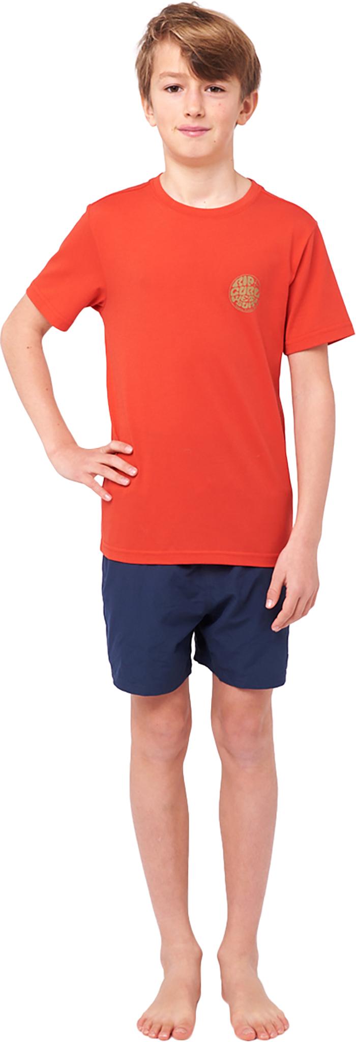 Product gallery image number 6 for product Icons Surflite Short Sleeves UV Rash Vest - Boys