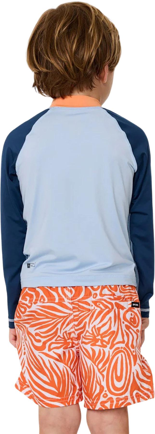 Product gallery image number 2 for product Maillot de surf à manches longues UPF Cosmic Surfing - Garçon