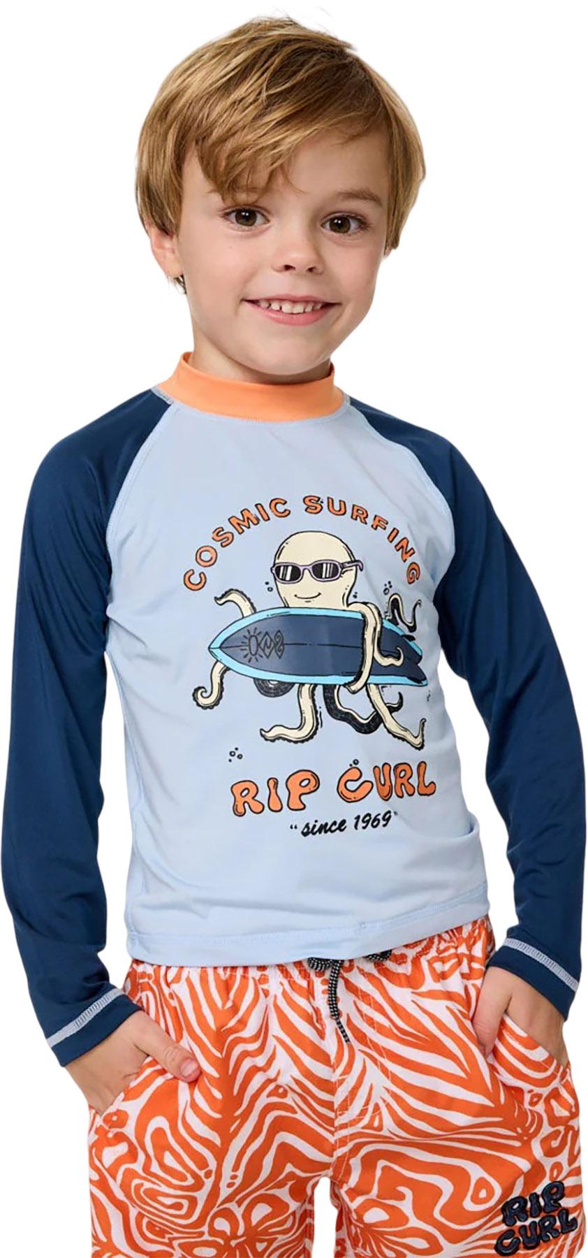 Product image for Maillot de surf à manches longues UPF Cosmic Surfing - Garçon