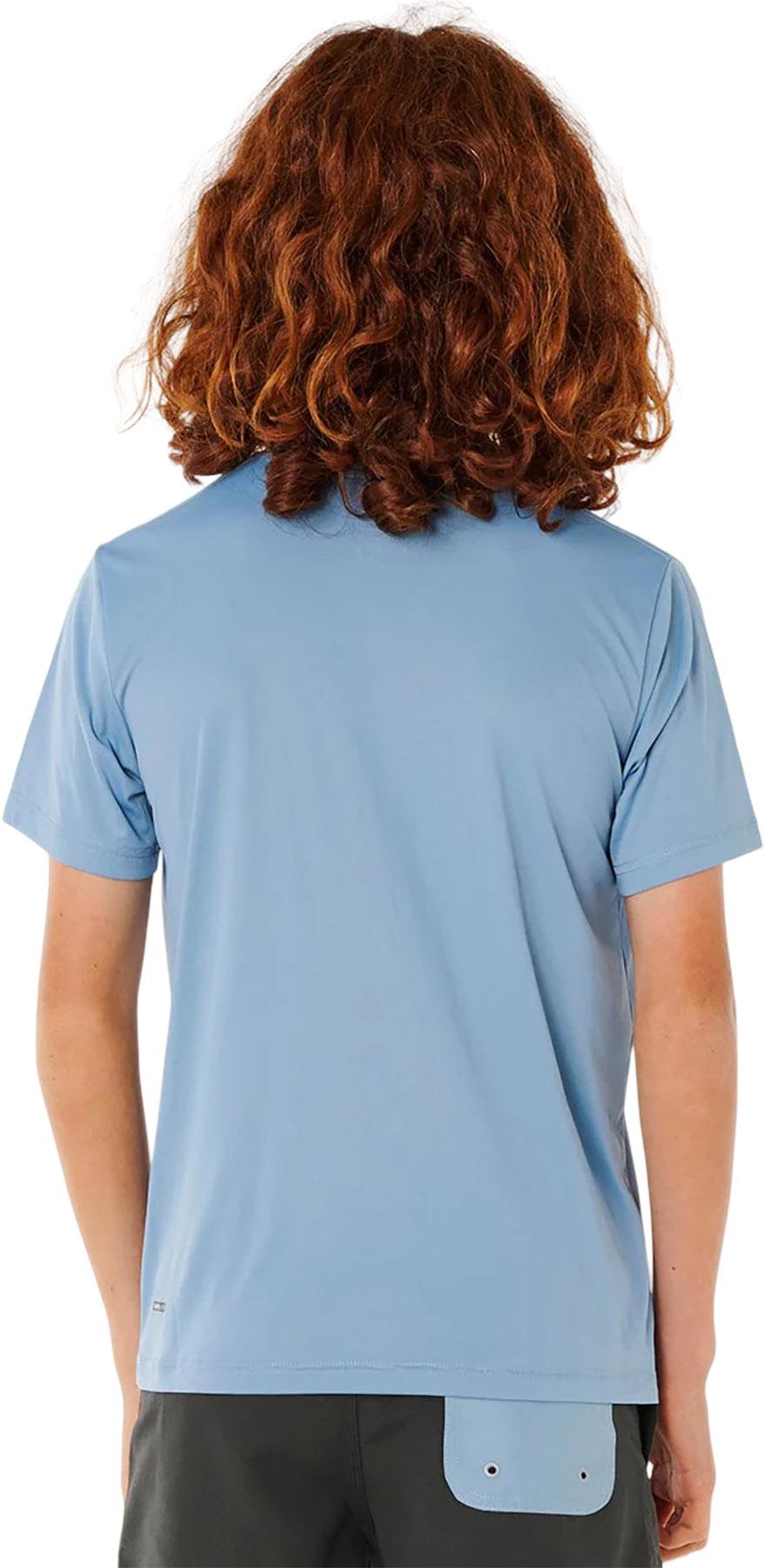 Product gallery image number 4 for product Icons Surflite UV Short Sleeve Rash Vest - Boys 
