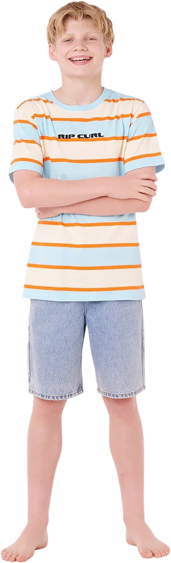 Product gallery image number 3 for product T-shirt à rayures Island - Garçon