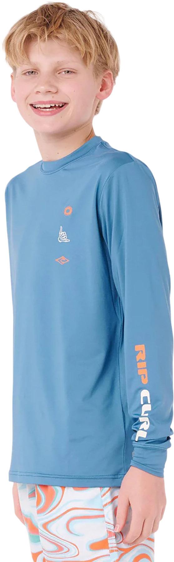 Product gallery image number 4 for product Maillot de surf à manches longues UPF Island Paradiso - Garçon