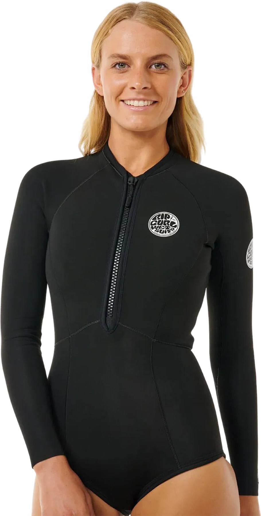 Product gallery image number 3 for product G-Bomb 1.5mm Long Sleeve Full Zip Full Coverage Springsuit - Women's