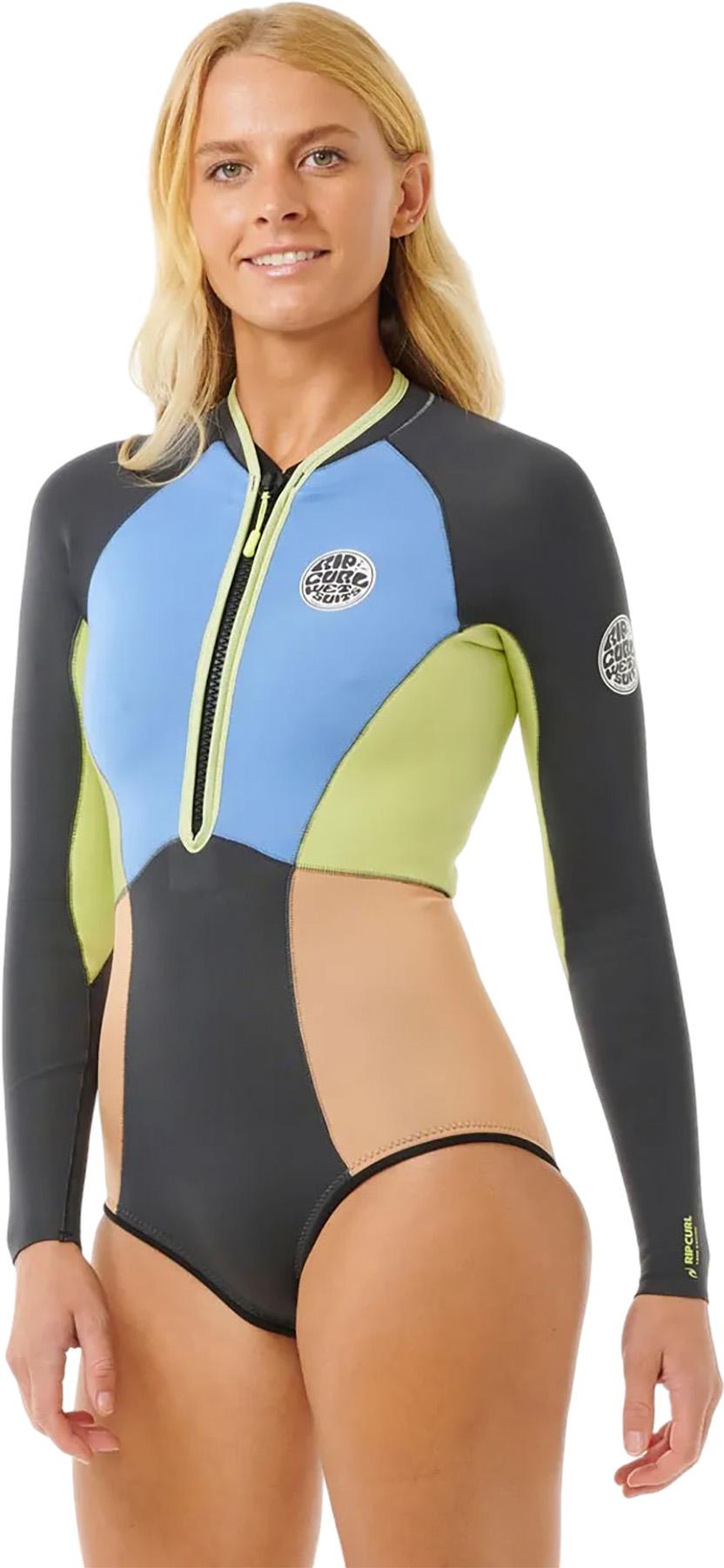 Product gallery image number 3 for product G-Bomb 1.5mm Long Sleeve Full Zip Full Coverage Springsuit - Women's
