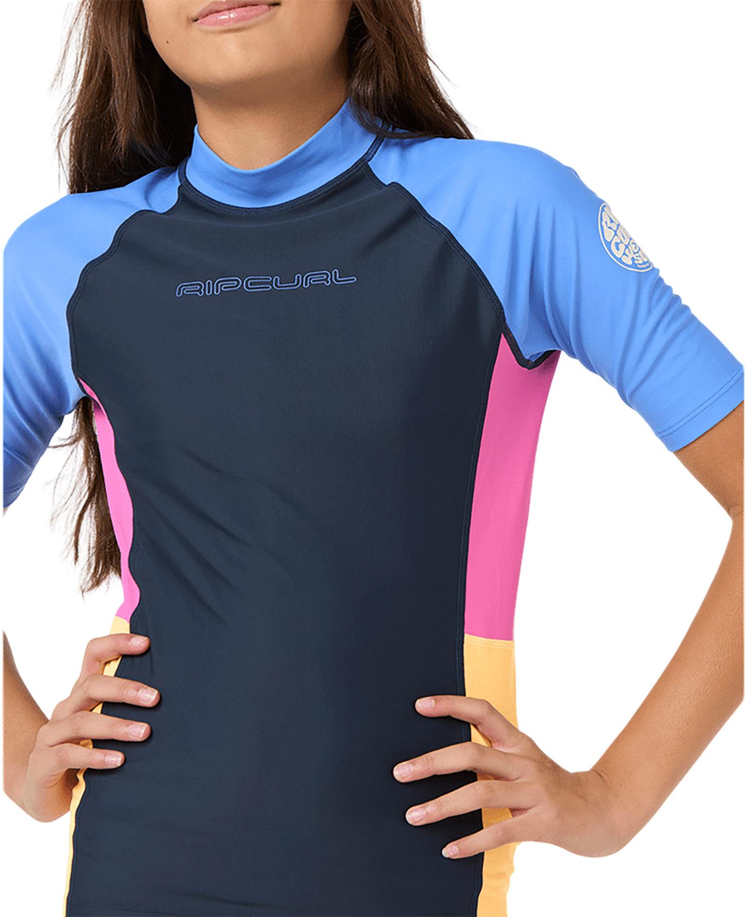 Numéro de l'image de la galerie de produits 2 pour le produit Maillot anti-UV à manches courtes Block Party - Enfant