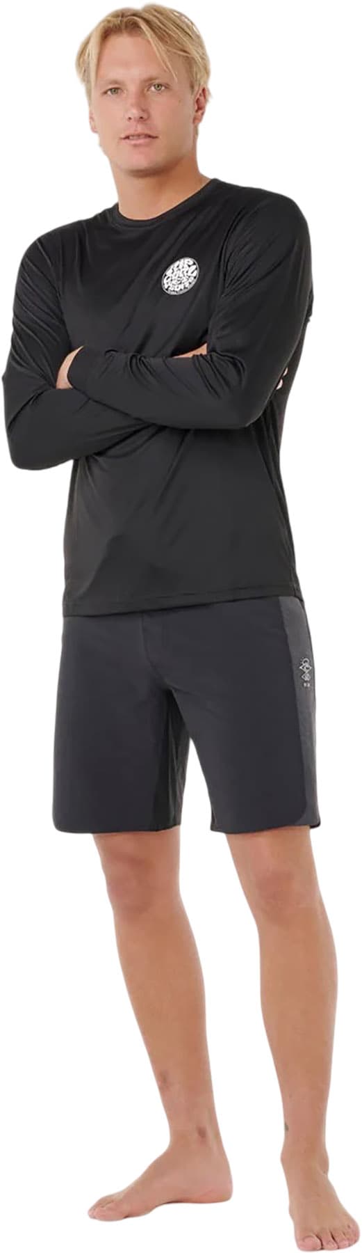 Product gallery image number 2 for product Icons Of Surflite UPF 50 Long Sleeve Rash Vest - Men's