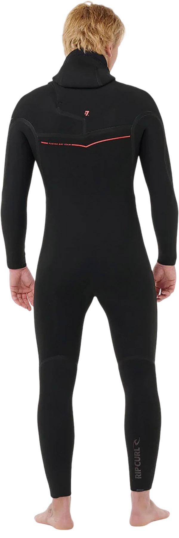 Product gallery image number 2 for product Combinaison intégrale en néoprène à capuchon avec zip poitrine FlashBomb Fusion 4/3 - Homme