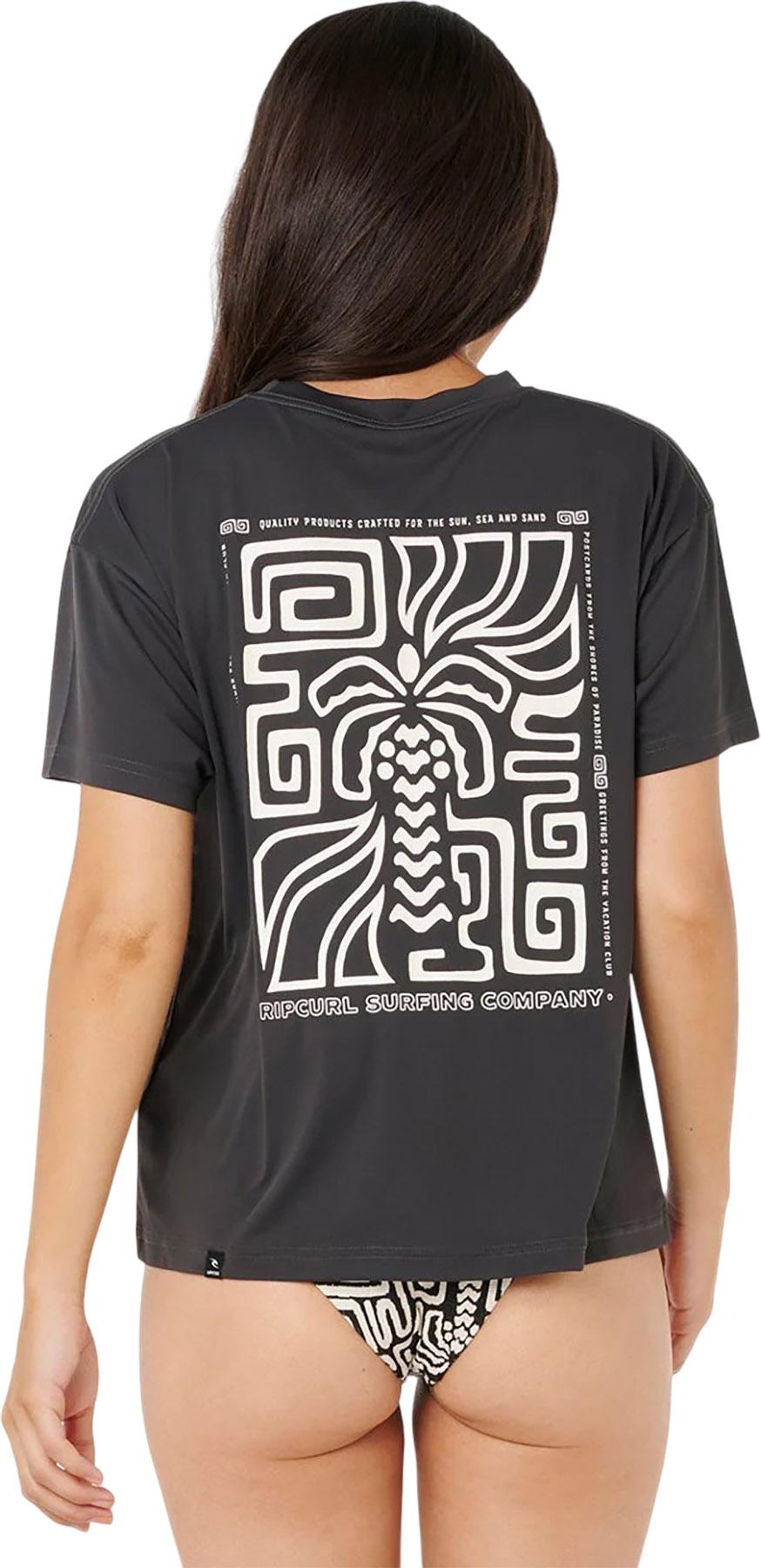 Product gallery image number 2 for product Maillot de surf à manches courtes Sunset Luau Surf Lite - Femme